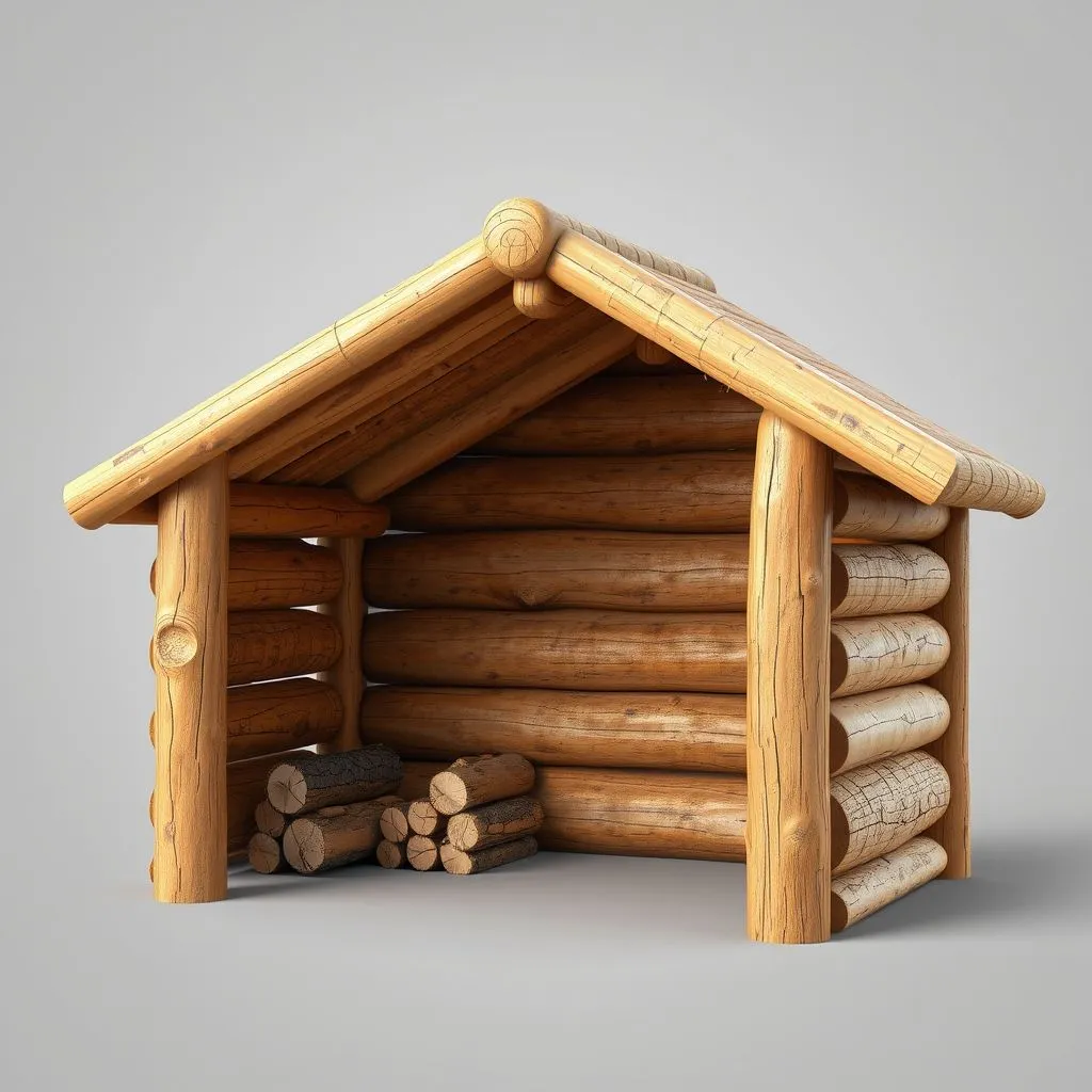 construction abri a bois